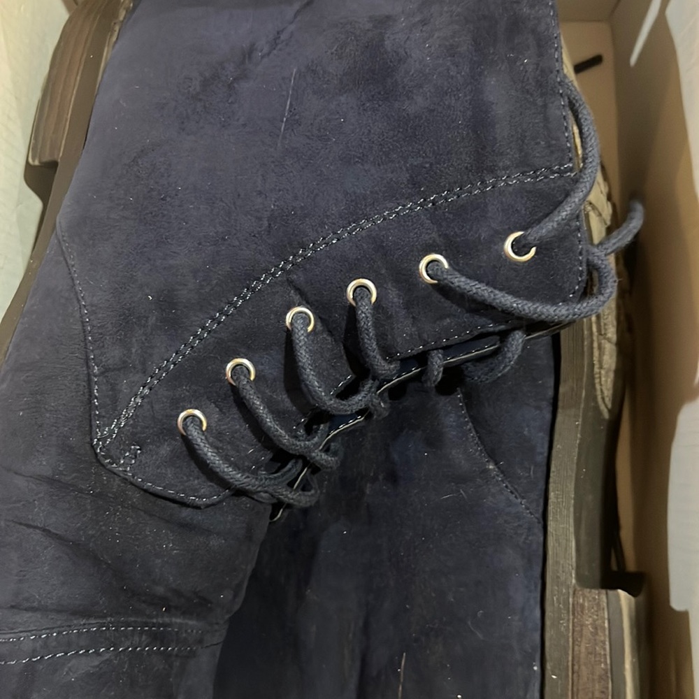 Blue boots